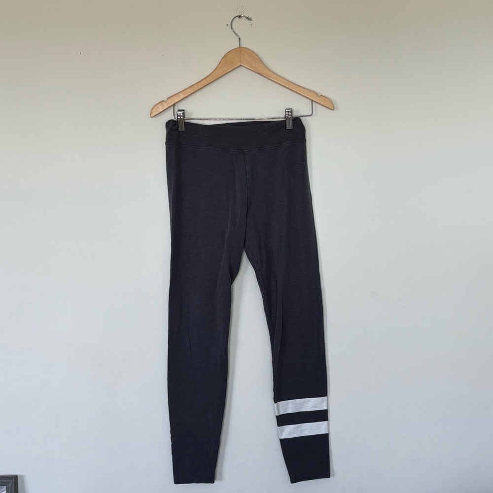 SUNDRY Women's Stretch Leggings Size 2 Striped Casual Lounge Athleisure Small - Picture 2 of 6